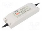 Zasilacz: impulsowy; LED; 60W; 12VDC; 8,4÷12VDC; 5A; 90÷264VAC; IP64