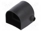 Lateral plug; -20÷55°C; black; 3100.0110N