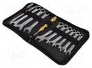 Wrenches set; combination spanner; 12pcs.