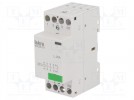 Schütz: 4-Richtung Installation; NC + NO x3; 230VAC; 25A; DIN; IKA