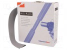 Schrumpfschlauch; 2: 1; 25,4mm; L: 5m; grau; Karton