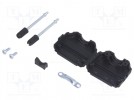 Gehäuse: für D-Sub-Steckverbinder; D-Sub 15pin,D-Sub HD 26pin