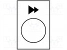 Label; Application: control station