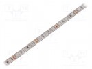 Taśma LED; niebieski; LED/m: 60; SMD; 5050; 12V; 10mm; w żelu; IP65