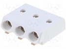Steckverbinder; mit Drückknopf; 0,14÷0,34mm2; 3mm; Leisten:3