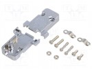 Enclosure: for D-Sub connectors; D-Sub 9pin,D-Sub HD 15pin