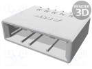 Gniazdo; przewód-płytka; męskie; D-3100S; 3,81mm; PIN: 5; Układ: 1x5