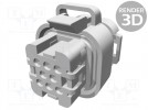 Steckverbinder: automotive; AMPSEAL; Stecker; weiblich; PIN: 8