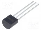Transistor: N-MOSFET; unipolar; 60V; 0.2A; 0.35W; TO92