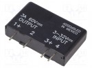 Relais: Halbleiter; USteuer: 3÷32VDC; 3A; 3÷60VDC; THT; SIP; MP