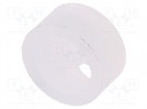 Spacer sleeve; LED; Øout: 5mm; ØLED: 5mm; L: 2.5mm; natural; UL94V-2