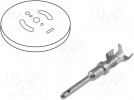 Styk; Rozmiar: 16; męskie; 0,75÷2mm2; niklowany; zaciskanie; rolka
