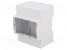Obudowa: do komputera; ARDUINO UNO; ABS; szary; X: 71,3mm; Y: 90,5mm