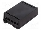 Obudowa: elektroinstalacyjna; X: 44,5mm; Y: 87mm; Z: 25mm; czarny