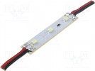LED module; 0.24W; No.of diodes:3; white warm; 16(typ)lm; 120°