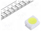 LED; kaltweiß; SMD; PLCC2; Geh.(mm): 3528; 8lm; 2200mcd; 5000-6000K