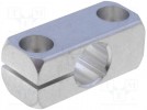 Łącznik montażowy; D: 16mm; W: 20mm; H: 20mm; L: 45mm; aluminium