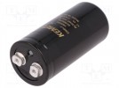 Kondensator: elektrolytisch; 2200uF; 400VDC; Ausg: geschraubt