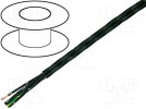 Kabel; HELUFLON®-FEP-6Y; linka; Cu; 3x0,25mm2; FEP; -100÷205°C