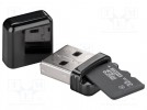 Card reader: external; USB 2.0; Communication: USB; 1Gbps