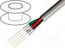 Wire: coaxial; Outside insul.material: PVC FirestoP®; OFC; grey; 5