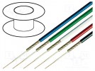 Wire: coaxial; RGB75; 1x75Ω; stranded; OFC; PVC; black; 100m