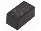 Przetwornica: AC/DC; 10W; Uwej: 80÷264VAC; 15VDC; Iwyj: 670mA; OUT: 1