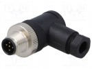 Stecker; M12; PIN: 5; männlich; Code B-Profibus; für Leitungen