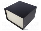 Enclosure: with panel; 1458; X: 203mm; Y: 203mm; Z: 127mm; steel
