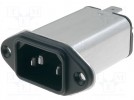 Złącze: zasilające AC; IEC 60320; C14 (E), z filtrem; gniazdo