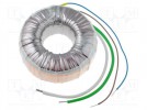 Transformator: toroidalny; 80VA; 230VAC; 24V; 3,333A; Ø: 80mm