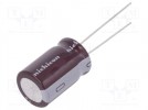 Kondensator: elektrolityczny; THT; 47uF; 250VDC; Ø12,5x25mm; ±20%
