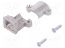 Kabelzugentlastungsschelle; für D-Sub Gehäuse; 9÷12mm