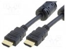Kabel; HDMI 1.4; HDMI wtyk,z obu stron; 20m; czarny