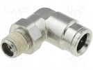 Złączka metalowa; kątowa; BSP 1/8"