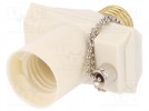 Złącze: zasilające AC; adapter; Układ wypr:2P; biały; 250VAC; 4A