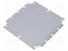 Płyta montażowa; stal; W: 136mm; L: 136mm; Seria: ZP; ZP15015060