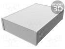 Obudowa: ekranująca; X: 165mm; Y: 220mm; Z: 55mm; aluminium; IP54