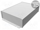 Obudowa: ekranująca; X: 165mm; Y: 220mm; Z: 55mm; aluminium; IP54