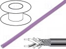 Cable; PROFIBUS; 1x2x22AWG; solid; Cu; shielded; PVC; violet; 305m