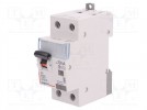 RCBO breaker; Inom: 25A; Ires: 30mA; Max surge current: 250A; IP20