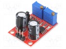 Pulse generator; NE555; 32x23mm; 5÷15VDC; pin strips