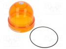 Signallers accessories: cloche; orange