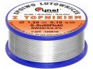 Solder; Sn60Pb40; wire; 1.2mm; 0.1kg; Flux: F-SW26,No Clean; 2.5%