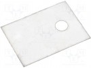Thermally conductive pad: mica; TO220; 1.2K/W; L:18mm; W:13mm