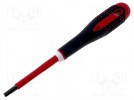 Screwdriver; insulated; hex key; HEX 5mm; Blade length: 75mm