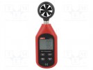 Thermoanemometer; 0÷30m/s; -10÷50°C; Equipment: batteries