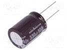 Kondensator: elektrolityczny; low ESR; THT; 330uF; 100VDC; ±20%