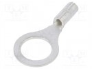 Tip: ring; M5; 0.2÷0.5mm2; crimped; for cable; non-insulated; 5.3mm