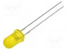 LED; 5mm; yellow; 15÷20mcd